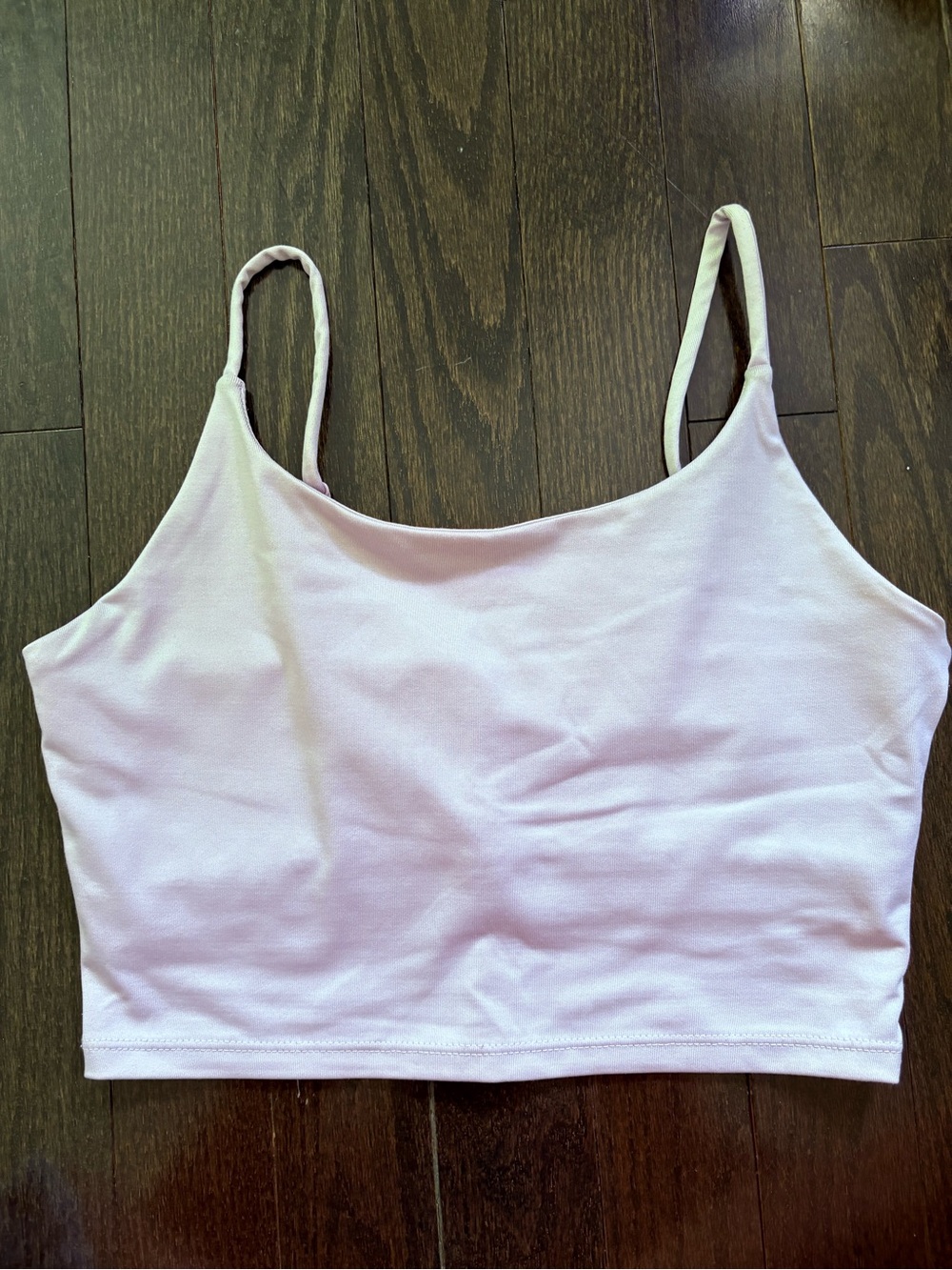 Cropped Tank Top / Light Purple